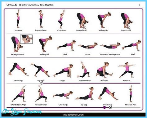 Hatha Yoga Poses Chart AllYogaPositions