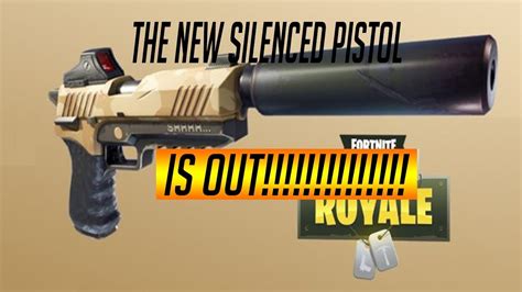 NEW SUPPRESSED PISTOL Fortnite Battle Royale YouTube