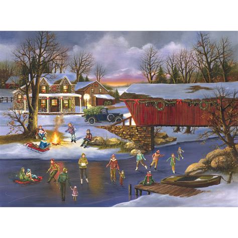 An Old Fashioned Christmas 300 Large Piece Jigsaw Puzzle Bits And Pieces