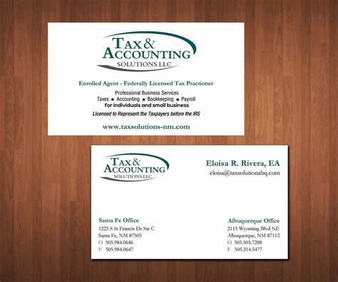 41 Modern Elegant Accounting Business Card Designs for a Accounting business in United States ...