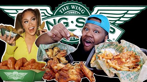 Trying The Latto Meal From Wingstop Lemon Herb Remix Mukbang Youtube