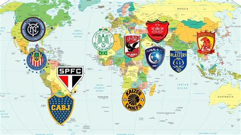 European Football Clubs Map