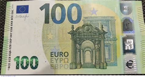 100 Euro 2019 R 2019 Issue 100 Euro Signature Mario Draghi