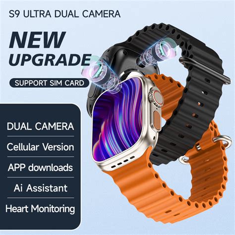 Dual Camera 45g S9 Ultra Smart Watch Android 90 Men 4g Smartwatch