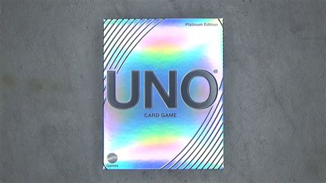 UNO Platinum Edition Card Game Opening YouTube