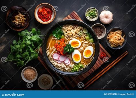 Food Ramen Vegetable Japanese Meal Asian Bowl Soup Chopstick Noodle