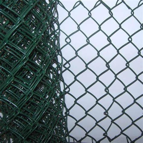 Heavy Duty 6FT Black And Green Chain Link Fence Cost Cyclone Fence