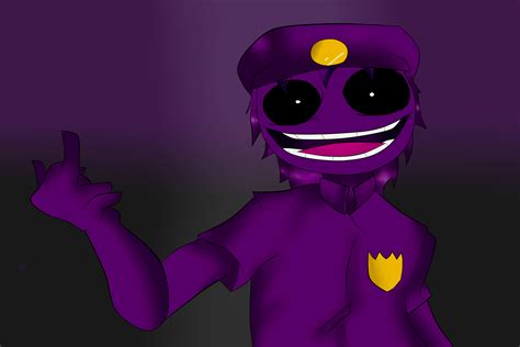 Purple Guy Fnaf Drawing