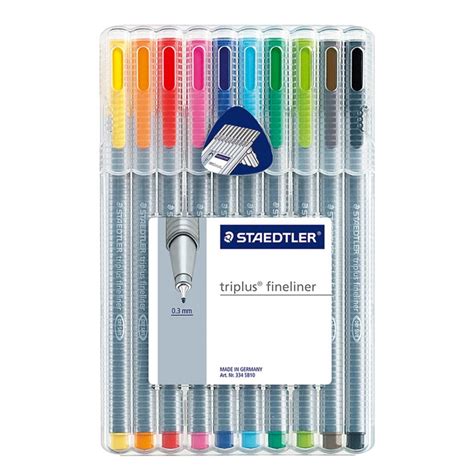 Staedtler Triplus Fineliner Pen Extra Fine 0 3mm Assorted Colour Multi