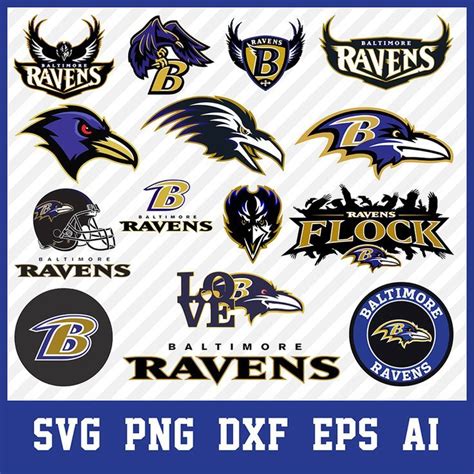 Baltimore Ravens Svg Bundle, Ravens Svg, Baltimore Ravens Logo, Ravens ...