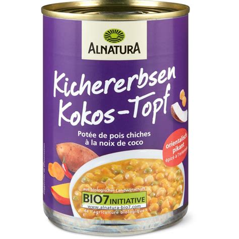 Alnatura Chickpeas Coconut Stew Migros