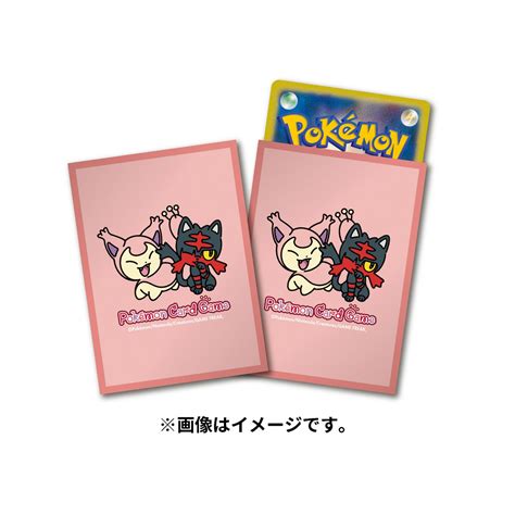 ポケモンカードゲーム デッキシールド ニャビーandエネコ ポケモンセンターオンライン