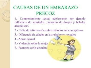 Diapositivas Del Embarazo Precoz PPT