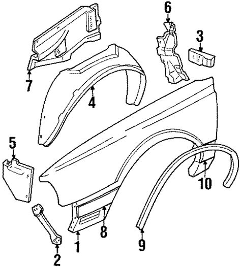 Oldsmobile Delta 88 Molding Rear Body Fender Right 20501589