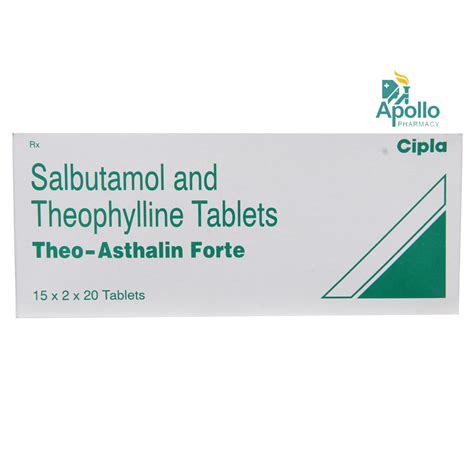 Theo Asthalin Forte Tablet Uses Side Effects Price Apollo Pharmacy