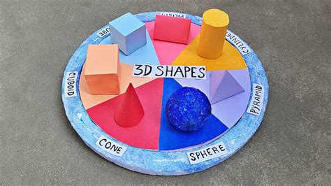 shapes model  school project math shapes project model