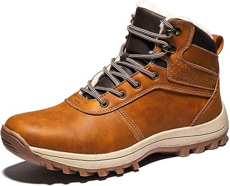 Sktcnb Herren Winterstiefel Warm Gef Ttert Outdoor Schuhe