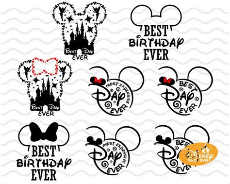 Best Day Ever Svg Minnie Mouse Bow Svg Disney Vacation Etsy