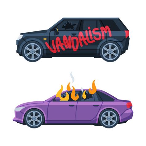 Car Vandal Illustrations Royalty Free Vector Graphics And Clip Art Istock