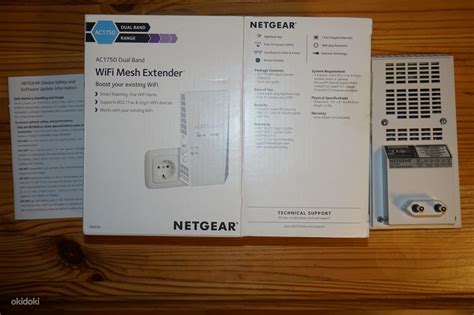 NETGEAR - EX6250 AC1750 Повторитель диапазона Wi-Fi с сетчатой розеткой ...