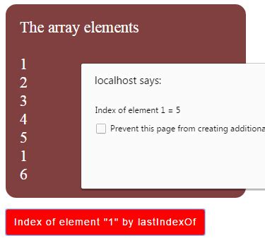 JavaScript IndexOf Method