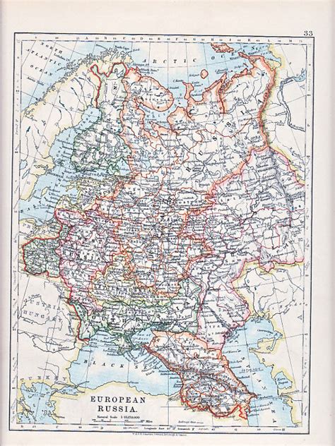 Map European Russia Finland Ebay