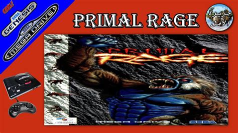 لعبة القتال الغضب البدائي Primal Rage Sega Genesismega Drive