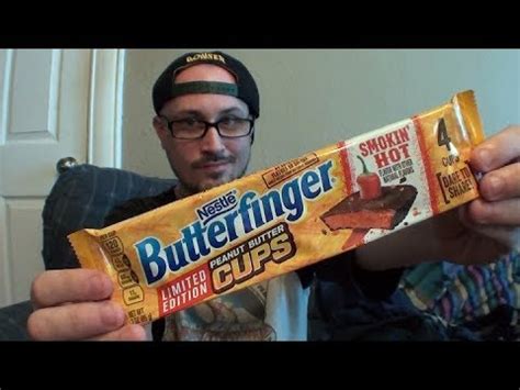 Brad Tries A Smokin Hot Butterfinger YouTube