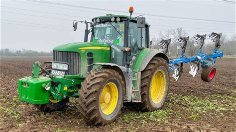 Szántás 2020 John Deere 7530P Lemken VariOpal 9 Ploughing Orka