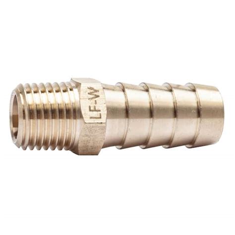 Ltwfitting In Id Hose Barb X In Mip Lead Free Brass Adapter