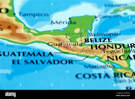 Mapa Del Mundo De Am Rica Del Sur Y Del Norte Con Guatemala Belice Y