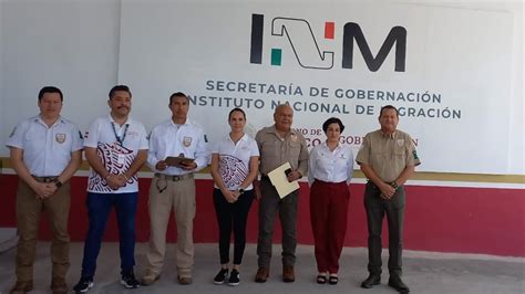 En Tamaulipas INM y AMEXCID continúan con el recorrido de supervisión