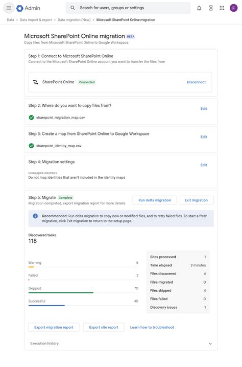 Migrate files from Microsoft SharePoint Online to Google Drive - Briotech