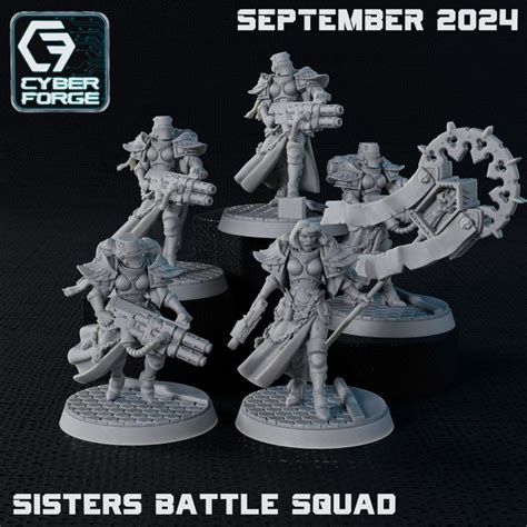 3D Printable Cyber Forge September 2024 BIKINI BURNOUT By Titan Forge Miniatures