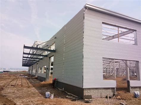 Structural Steel Prefab Building For Workshop And Warehouse China