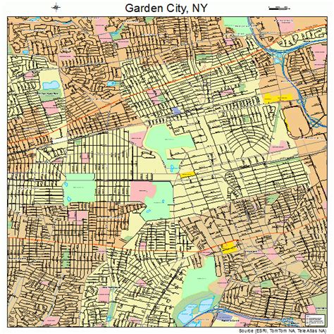 Garden City New York Street Map 3628178