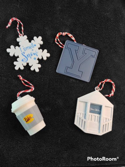 Gilmore Girls Christmas Tree Ornament Set stars Hollow. - Etsy