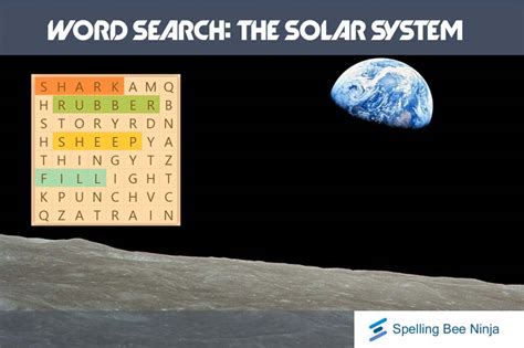 Solar System Word Search Puzzle