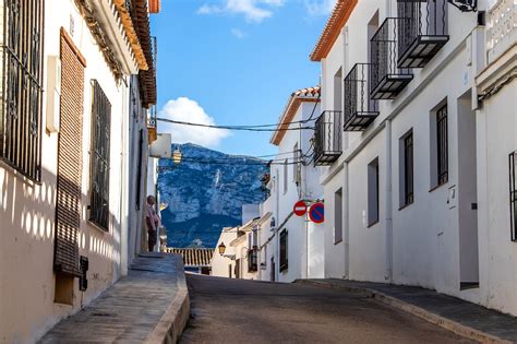 Street In The Center Of Dénia Dé