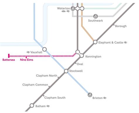 The Northern Line Extension Nine Elms On The South Bank Northern