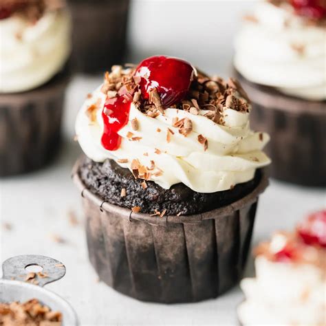 Black Forest Mini Cupcakes