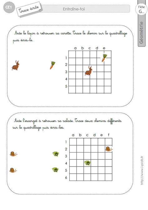 Ce1 Evaluation Reproduction Sur Quadrillage En Ce1 Cycle 2 8CC