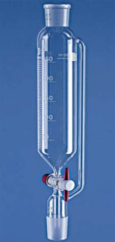 Imbuto Separatore In Vetro Cilindrico C Equilibrat Rubinetto Ptfe C