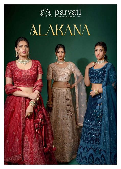 Parvati Presents Alakana Bridal Exclusive Designer Wedding Wear Lahenga