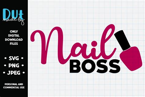 Nail Boss SVG 715659 Cut Files Design Bundles