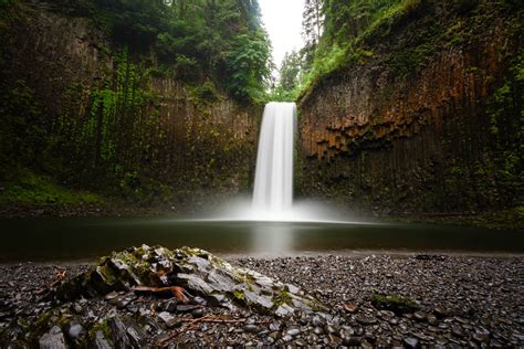 Abiqua Falls And Upper Butte Creek Falls In Oregon Davd Photography