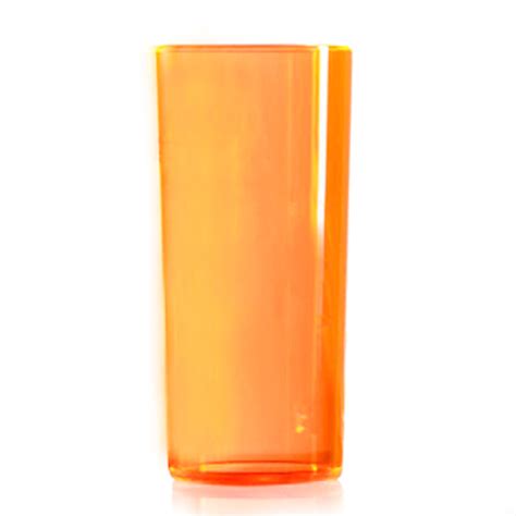 Neon Orange Polystyrene Hiball Tumbler Ce At Drinkstuff