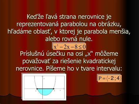 Kvadratické nerovnice grafická metóda ppt stáhnout