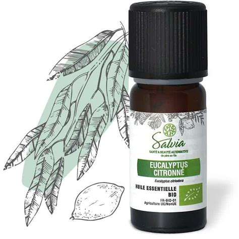 Huile Essentielle Bio Eucalyptus Citronn Par Salvia