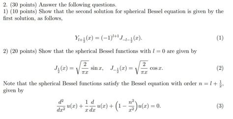 Solved 2 30 Points Answer The Following Questions 1 10